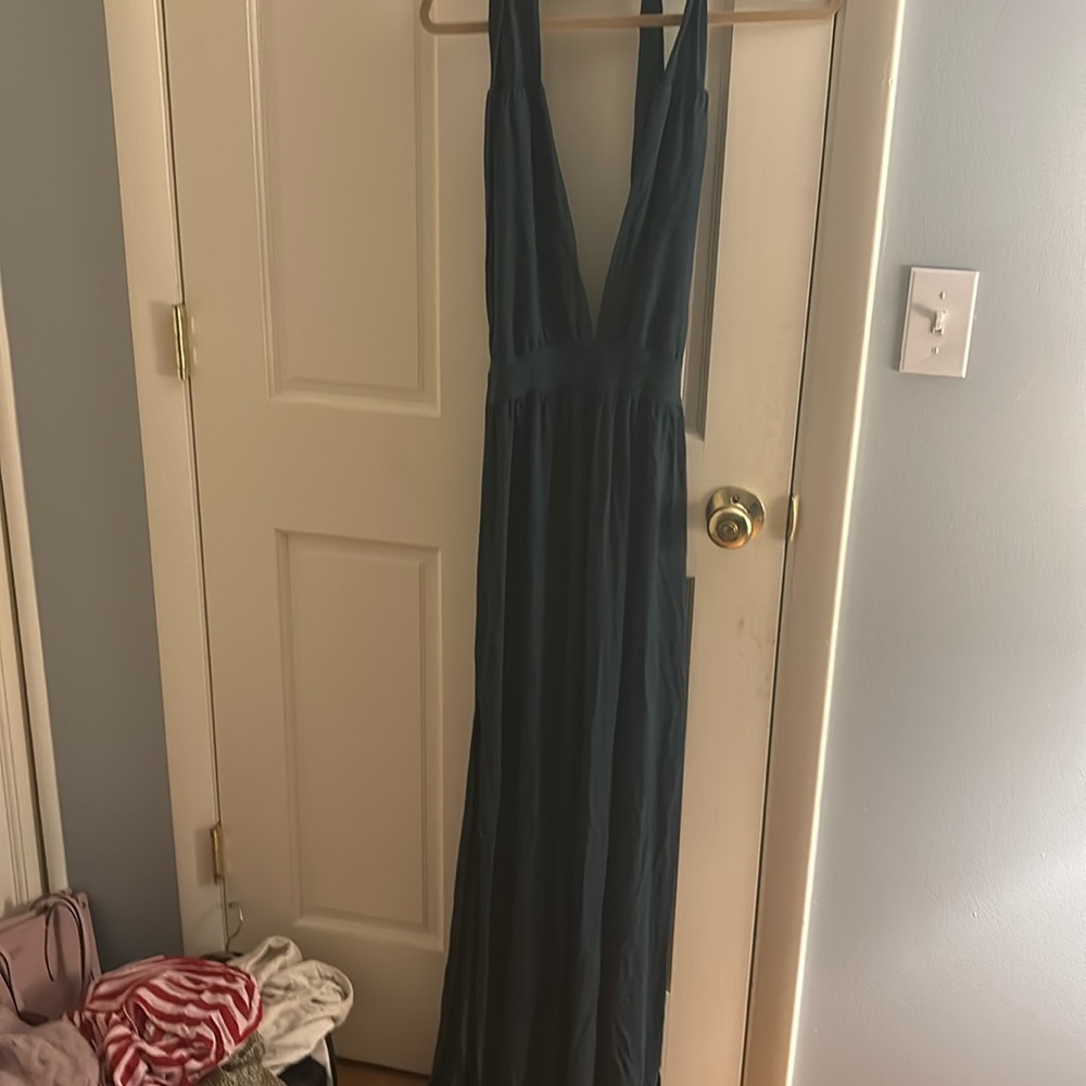 Deep blue royal codes priestess dress